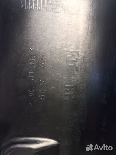 Накладка L+R порога Basic BMW X6 кузов F16