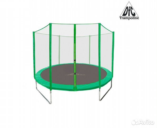 Батут DFC 10ft (305 см) с сеткой заграждения