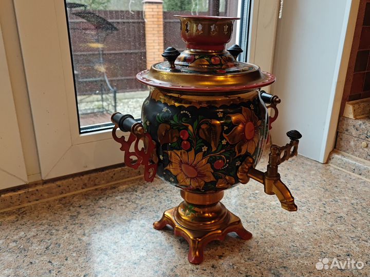 Самовар электрический хохлома