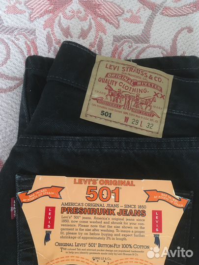 Джинсы Levis 501-0660(Made in U.S.A.)винтаж новые
