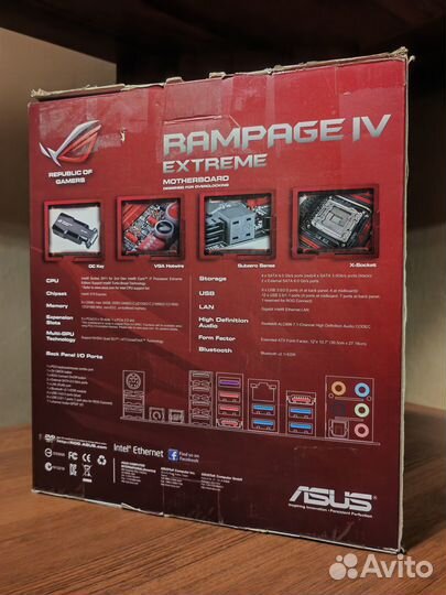 Материнская плата asus Rampage IV Extreme LGA2011