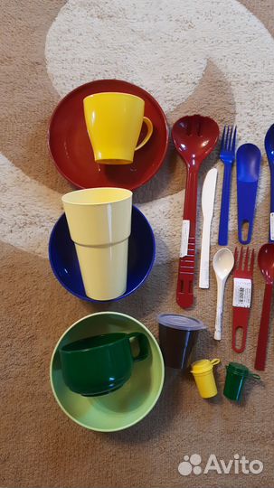 Дорожная посуда пластиковая