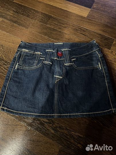 Джинсовая юбка levis