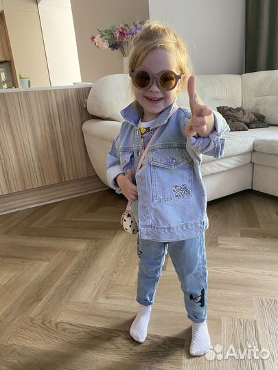 Джинсовая куртка zara 98