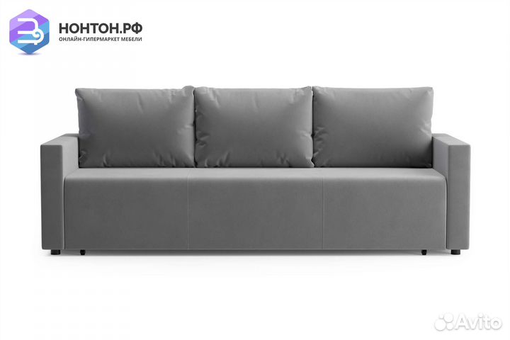 Диван еврокнижка Виена серый