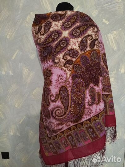 Павловопосадский платок шерсть