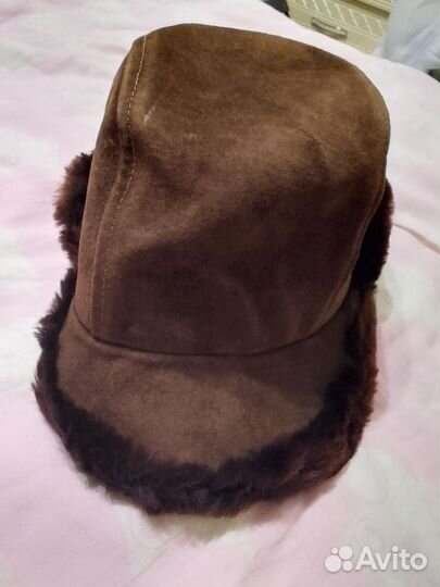 Кепка мужская замшевая, размер L