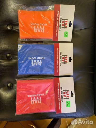 Латексные ленты для гимнастики (разные цвета) 1515