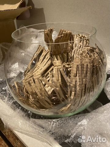 Аквариум круглый 17л., горл. диам. 25см, 36х27см