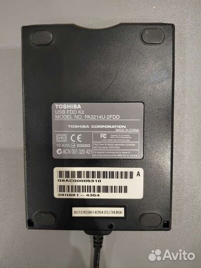 Внешний дисковод Toshiba usb fdd kit