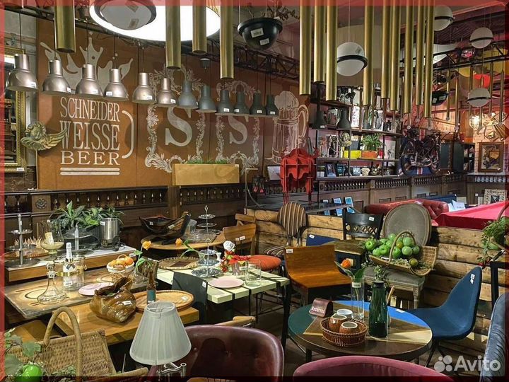 Свет и декор для кафе