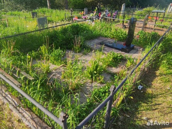 Уборка Благоустройство могил кладбища