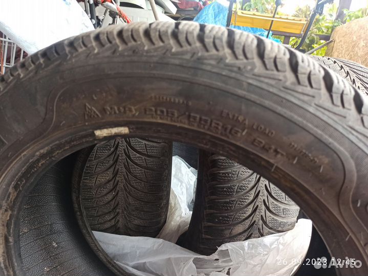 Комплект зимней резины r16 липучка