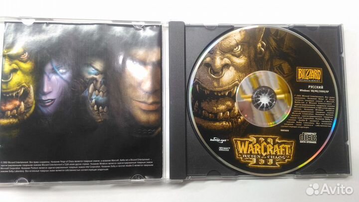 Диск Warcraft Reign of Chaos