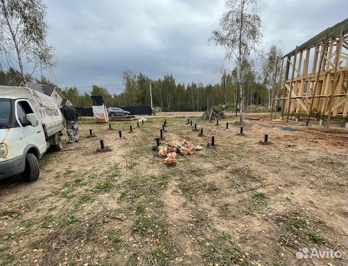 Винтовые сваи для фундамента