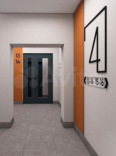 1-к. квартира, 45 м², 7/9 эт.