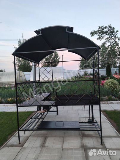 Мангал в стиле лофт