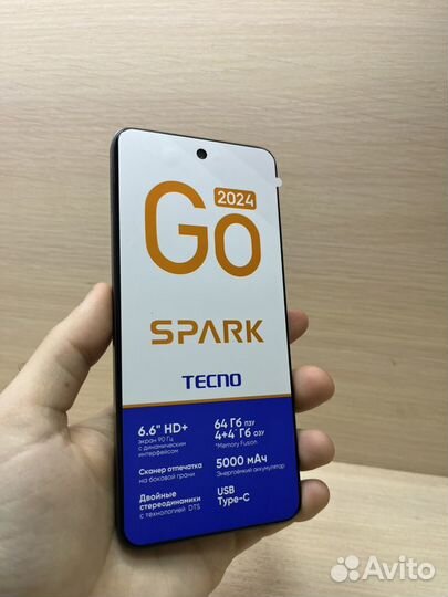 TECNO Spark Go 2024, 4/64 ГБ