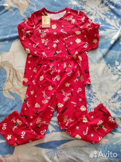 Пижама детская новая, р 122