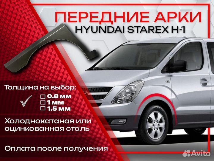 Ремонтные арки на Hyundai Starex H-1 передние