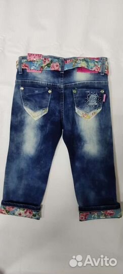 Джинсы для девочки 116