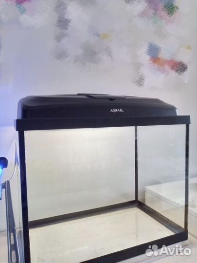Аквариум фирмы aquael с рыбками