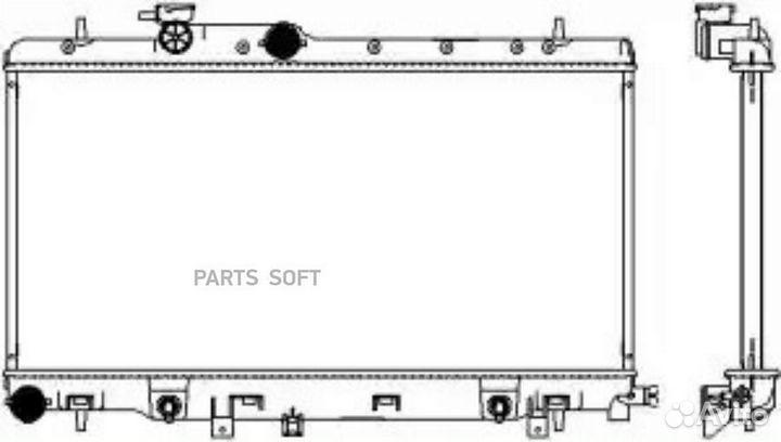 Радиатор охлаждения Субару Импреза 2.5 2003