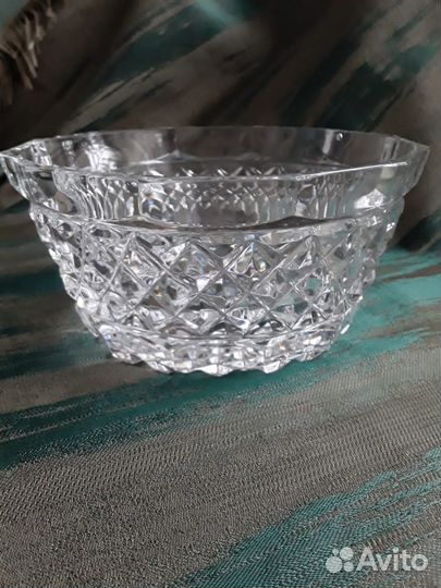 Хрустальная ваза, салатница, конфетница 80-е г.г