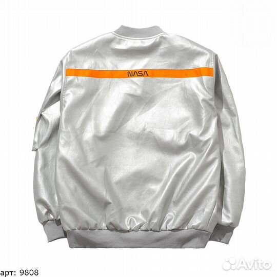 Бомбер Nasa Серый