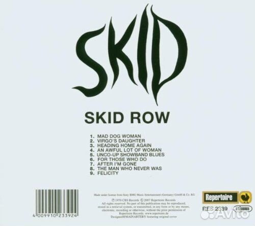 Skid ROW - Skid Row (1 CD)