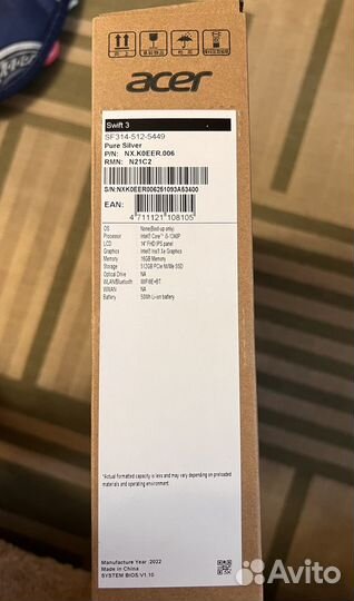 Ноутбук Acer Swift 3 SF314-512-5449