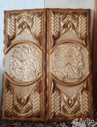 Нарды ручной работы, (70*56*6см)