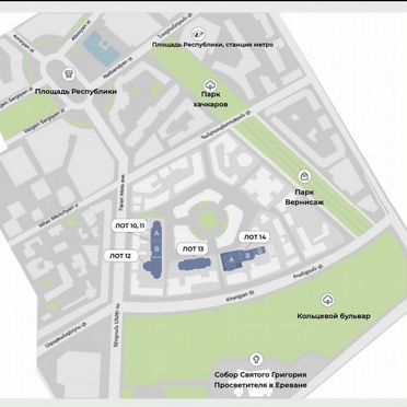 2-к. квартира, 51,4 м² (Армения)