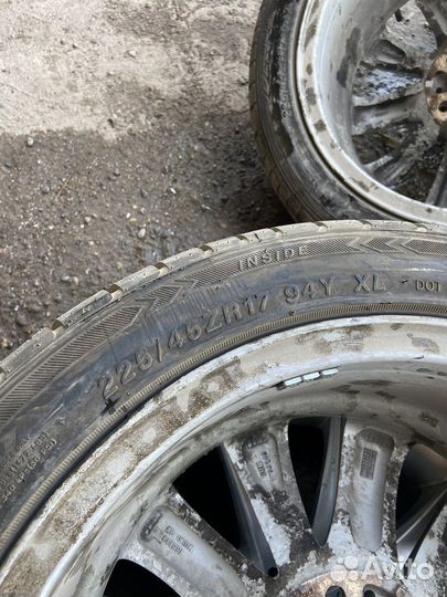 Колеса в сборе BMW r17(4шт) На новой резине+зимняя