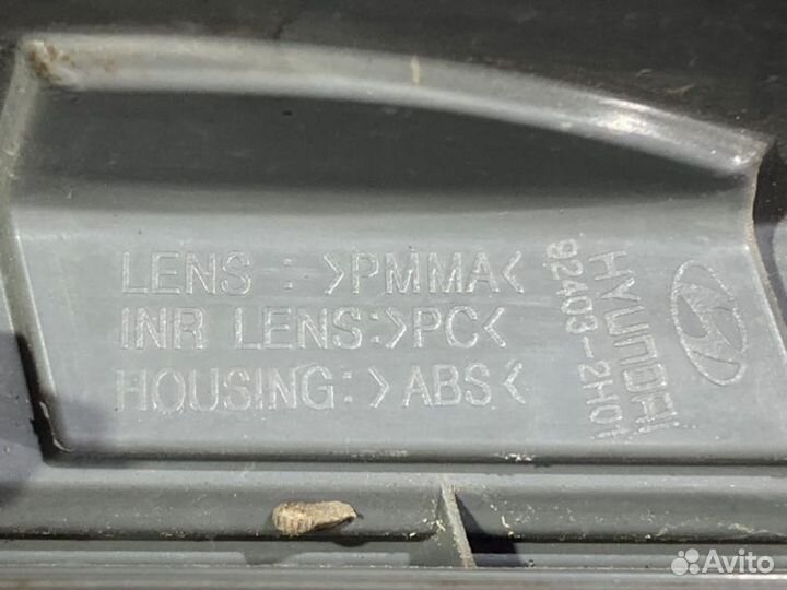 Фонарь задний левый Hyundai Elantra Hd седан G4FC