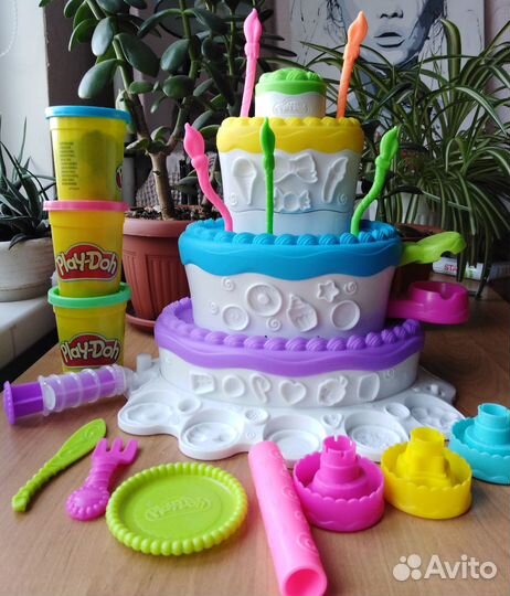 Набор плей до праздничный торт
