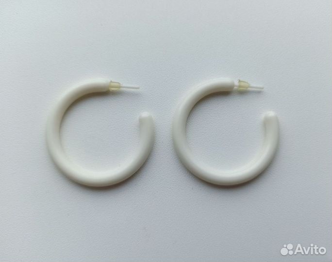 Серьги пластик СССР новые
