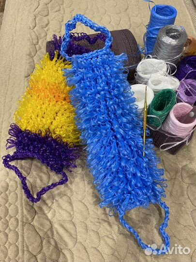 Мочалка ручной работы