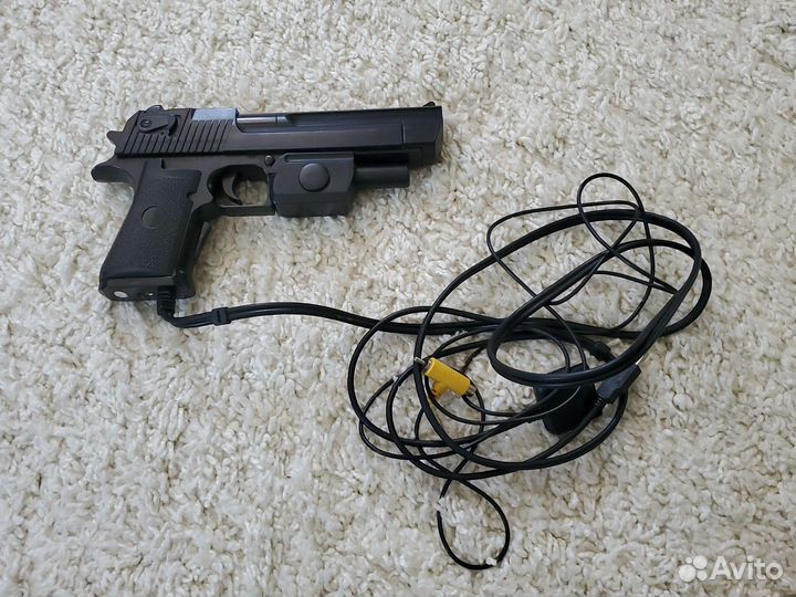 Световой пистолет PS2 100Hz Mission Game Light Gun