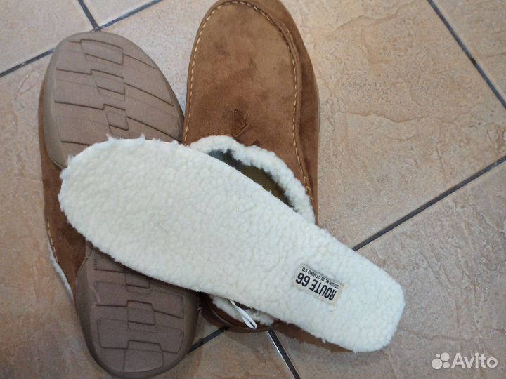 Меховые тапочки слиперы типа ugg р 44