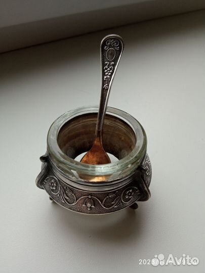 Солонка мельхиор СССР