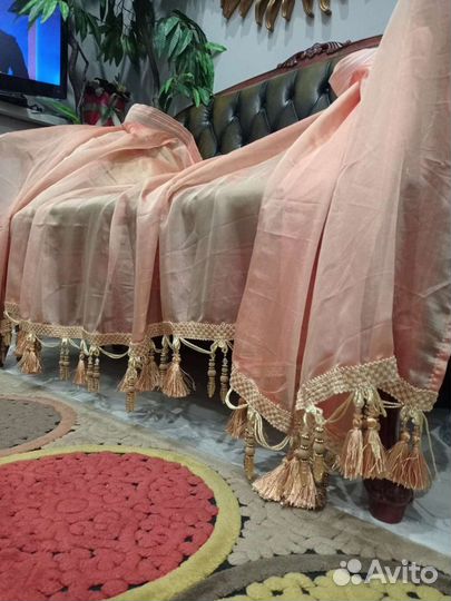 Матовая шелковая органза на кухню,лоджию