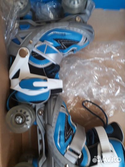 Коньки роликовые двухрядные