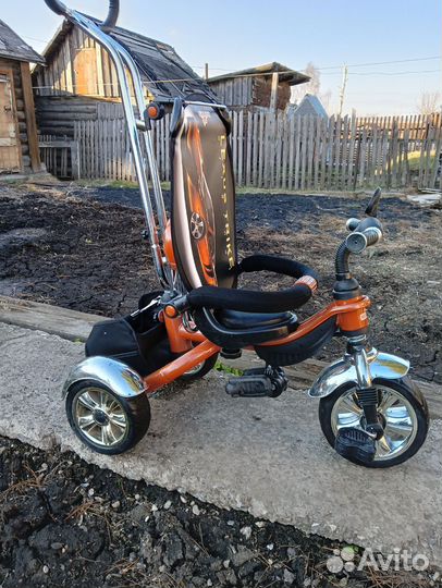 Детский велосипед с ручкой бу