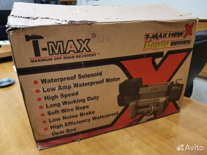 Лебедка автомобильная 12В T-Max 8500 X-Power