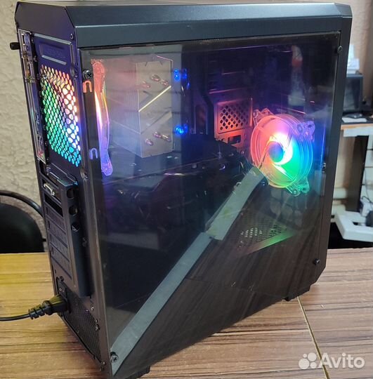 Игровой пк i3 9100F/16GB ddr4/RX 580