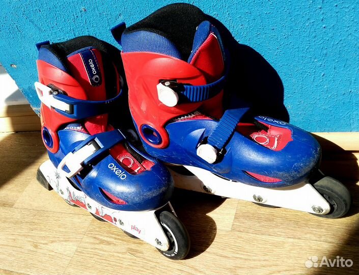 Роликовые коньки play раздвижные oxelo
