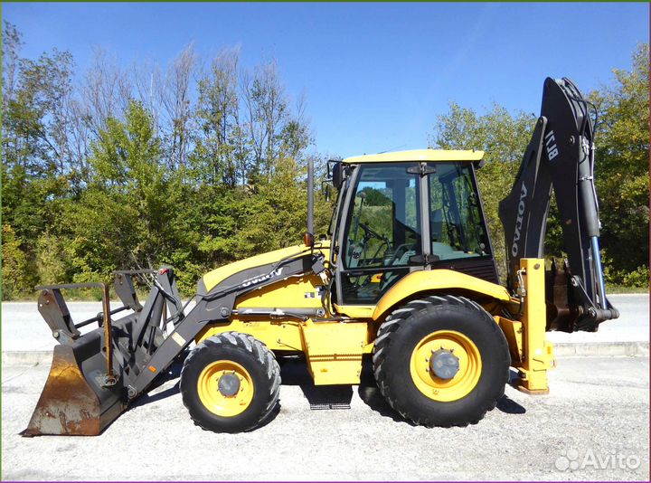 Закаленное стекло на экскаватор Volvo BL61 BL71