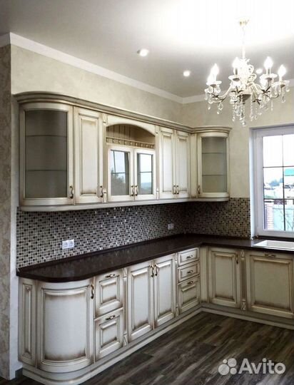 Кухонный гарнитур эмаль / патина