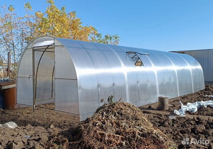 Теплицы в наличии (каркас + поликарбонат)